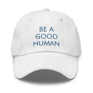 Be A Good Human Hat- White - Olive & Auger